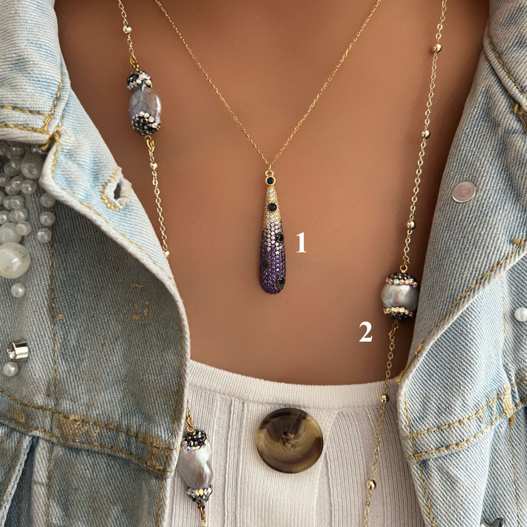 Purple Drop & Perla Tornasol