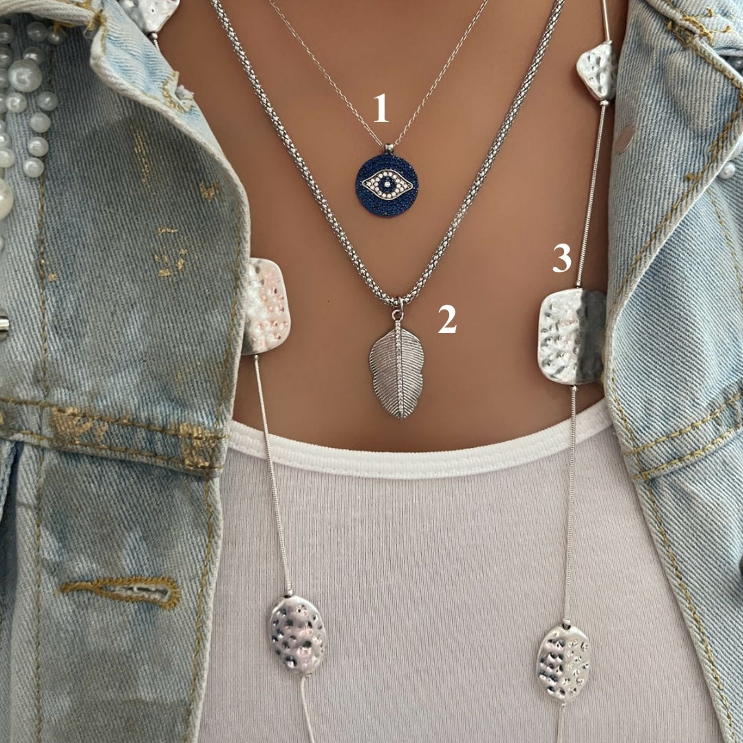 Silver Leaf & Deep Blue Eye