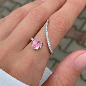 Anillo - Pink elipse