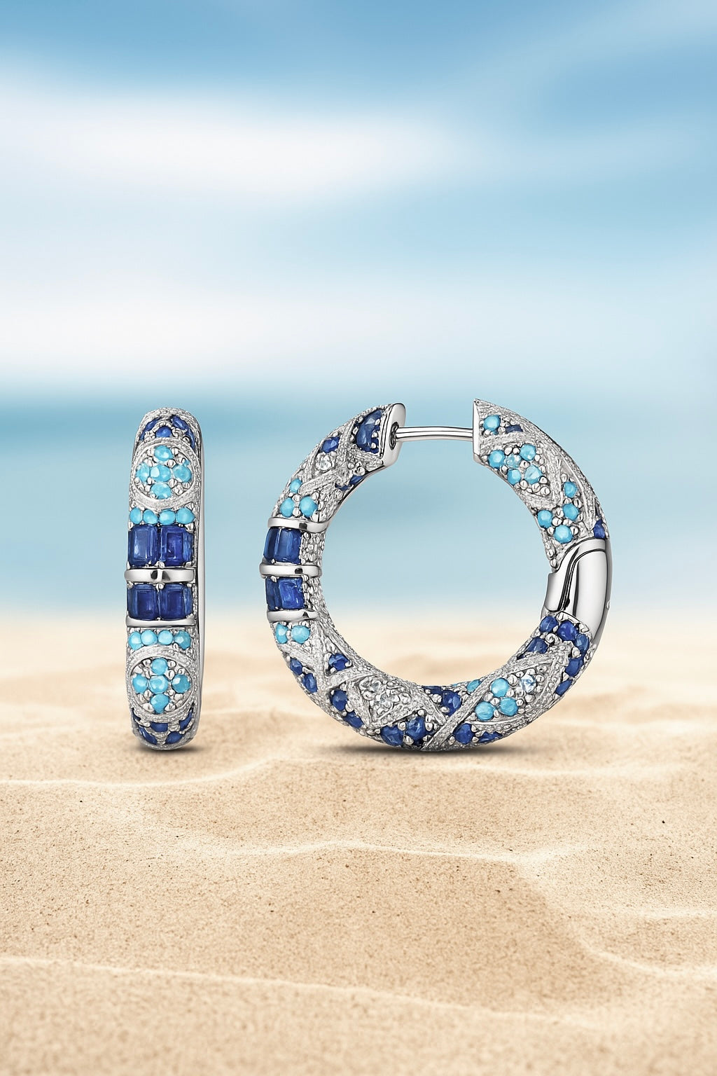 Arracadas Mosaico de Mar