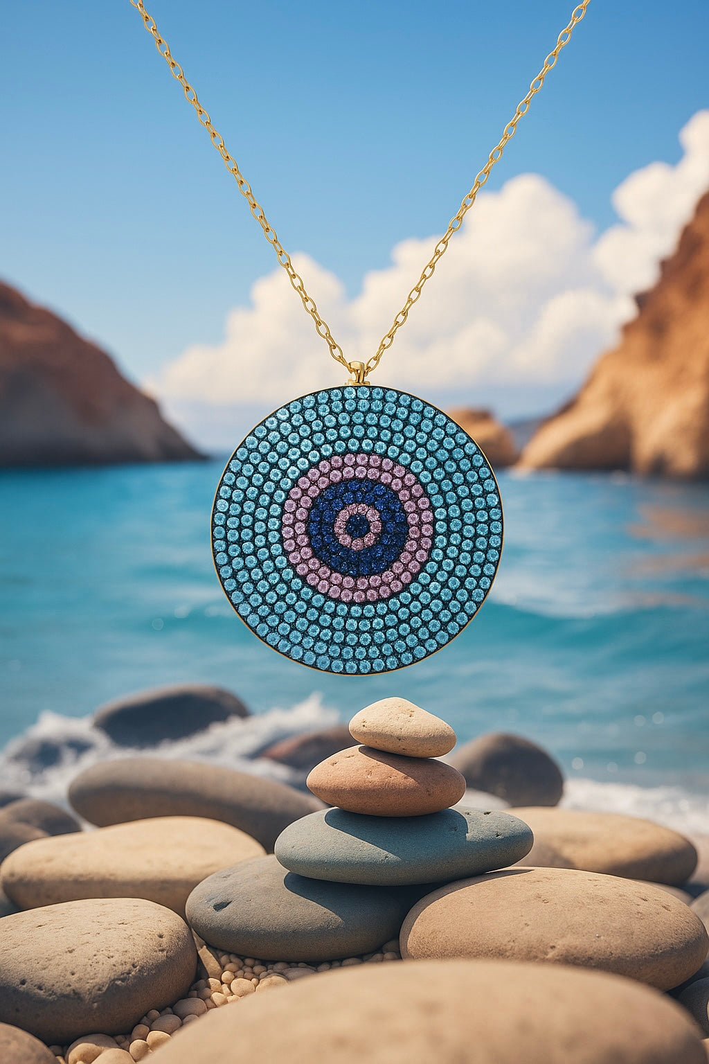 Medallón Ojo Turco Abstract