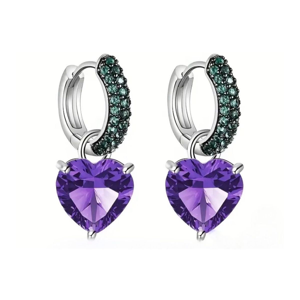 Aretes - Purple heart