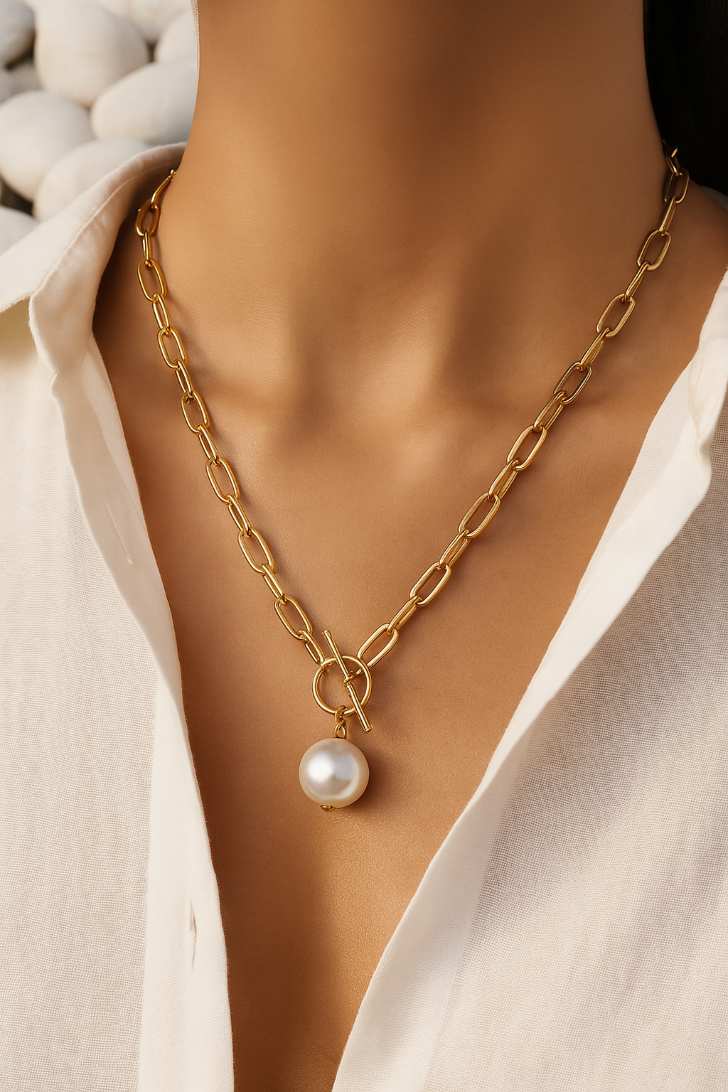 Gargantilla Fusión Perla