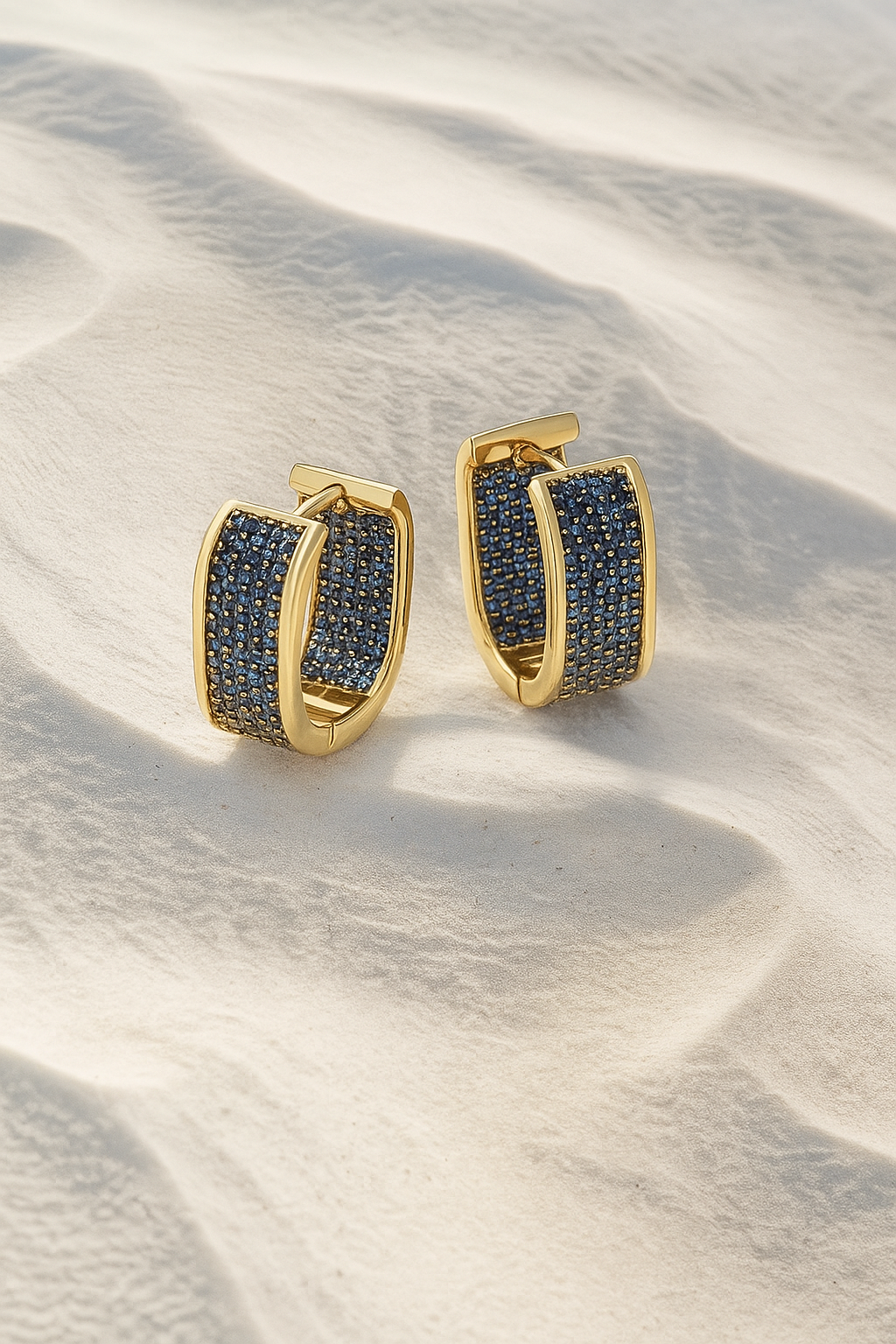 Arracadas Zafiro Profundo