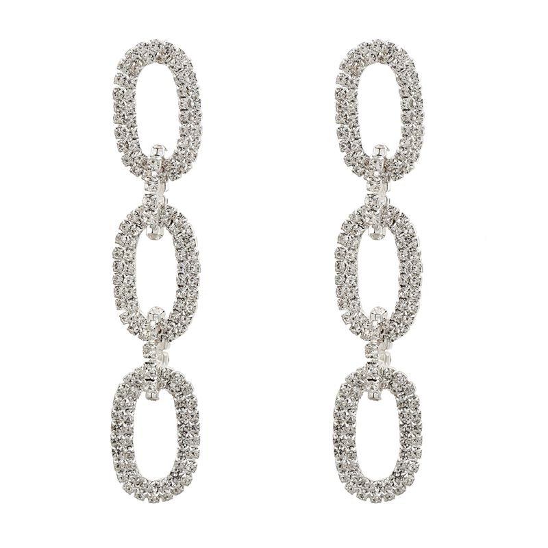 Maxi eslabones plateados