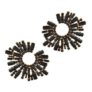 Aretes - Maxi Sol Negro