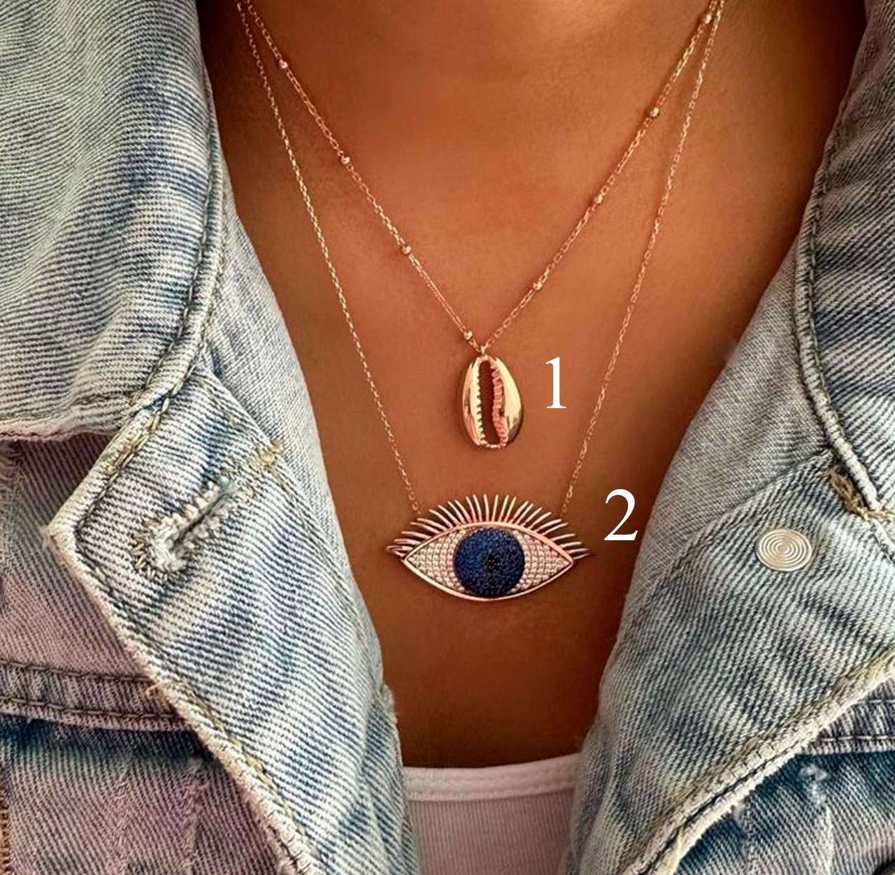 Caracol y Ojo Turco alargado