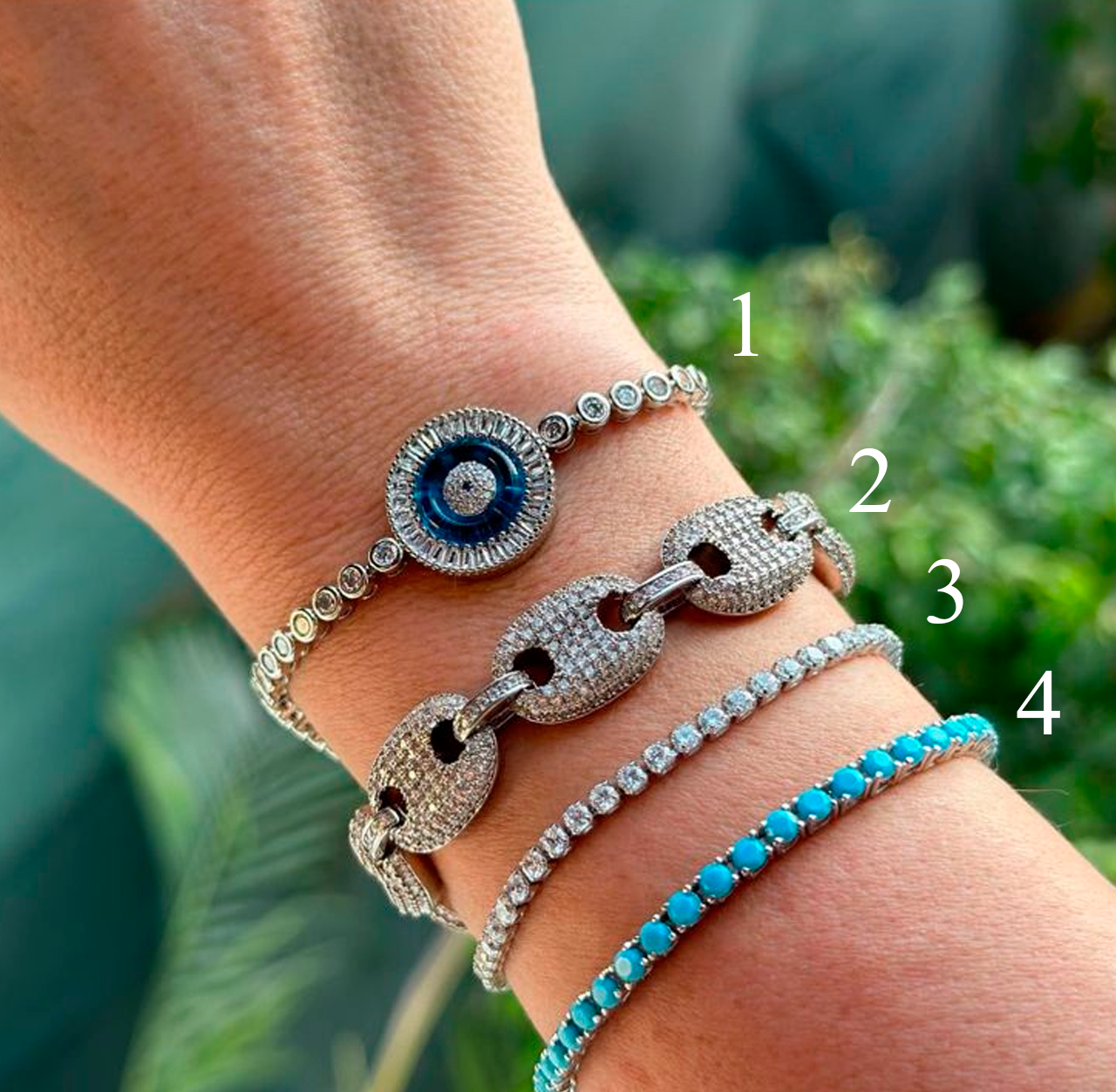 Ojo Turco Abstracto - Eslabón - Minimalist