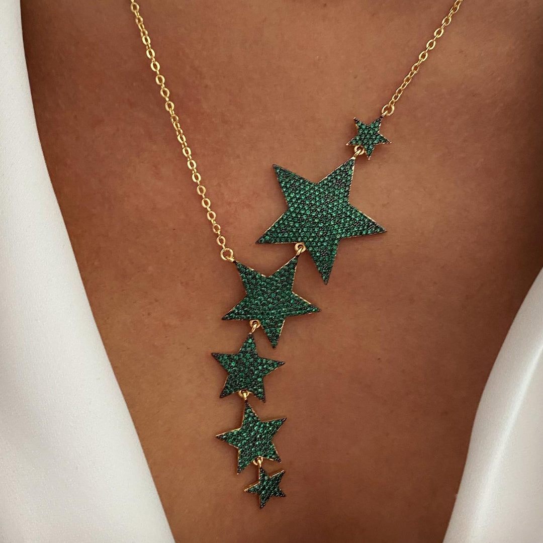 Emerald green Stars